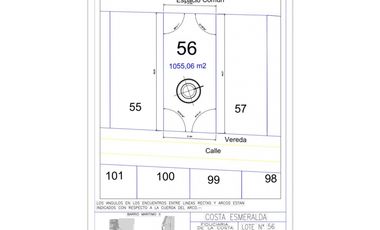 LOTE EN VENTA-MARITIMO II-56-COSTA ESMERALDA
