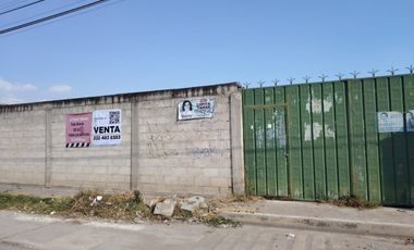 Venta Terreno 597.53 m2 en San Martin Texmelucan con Servicios a pie de Calle