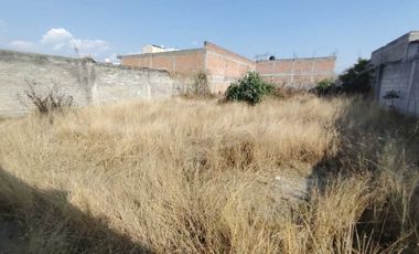 Venta Terreno 597.53 m2 en San Martin Texmelucan con Servicios a pie de Calle