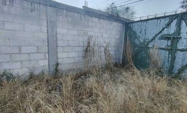 Venta Terreno 597.53 m2 en San Martin Texmelucan con Servicios a pie de Calle