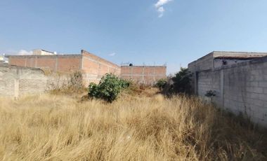 Venta Terreno 597.53 m2 en San Martin Texmelucan con Servicios a pie de Calle