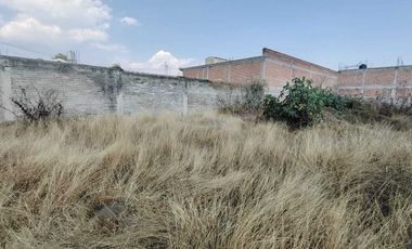 Venta Terreno 597.53 m2 en San Martin Texmelucan con Servicios a pie de Calle