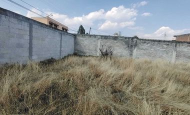 Venta Terreno 597.53 m2 en San Martin Texmelucan con Servicios a pie de Calle