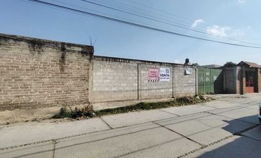 Venta Terreno 597.53 m2 en San Martin Texmelucan con Servicios a pie de Calle
