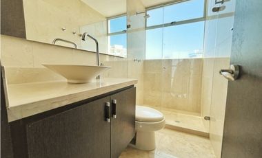 SE ARRIENDA APARTAMENTO EN CASTILLOGRANDE VISTA A LA BAHA CARTAGENA!