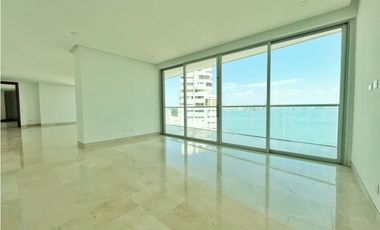 SE ARRIENDA APARTAMENTO EN CASTILLOGRANDE VISTA A LA BAHA CARTAGENA!