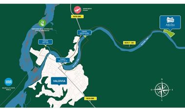 Parcela en exclusivo condomino Alto Rio Valdivia