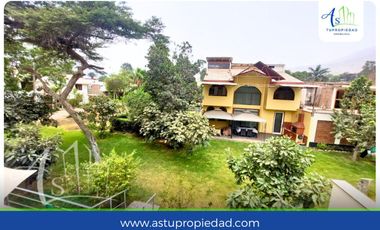 VENTA CASA  CLUB LOS GIRASOLES CHACLACAYO
