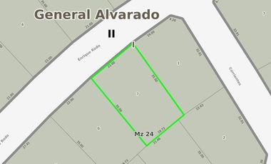 Terreno en venta - 730Mts2 - General Alvarado