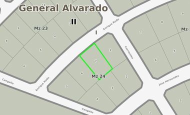 Terreno en venta - 730Mts2 - General Alvarado
