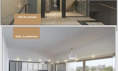 Departamento en  venta de 2 ambientes con cochera