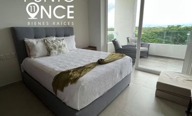 Departamento en renta amueblado en Flamingos , Nuevo vallarta