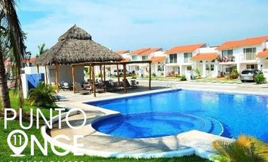 Casa en renta amueblada en nuevo Vallarta a 2 minutos de la playa condominio