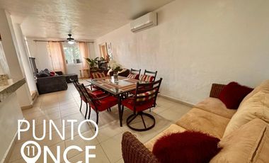 Casa en renta amueblada en nuevo Vallarta a 2 minutos de la playa condominio