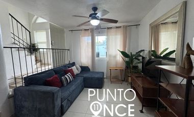 Casa en renta amueblada en nuevo Vallarta a 2 minutos de la playa condominio
