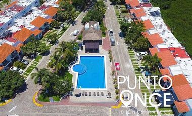 Casa en renta amueblada en nuevo Vallarta a 2 minutos de la playa condominio