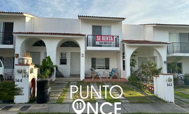 Casa en renta amueblada en nuevo Vallarta a 2 minutos de la playa condominio