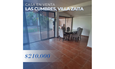 VILLA ZAITA LAS CUMBRES - CASA EN VENTA