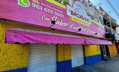 Local comercial en RENTA para RESTAURANT frente a PREPA 1, cerca de TORRE CHIAPAS
