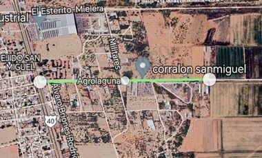 ¡Invierte en un terreno estratégico a solo 800 m de la carretera Torreón-Matamoros!