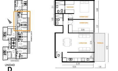 Venta Departamento de 3 Ambientes San Isidro  (Pozo)