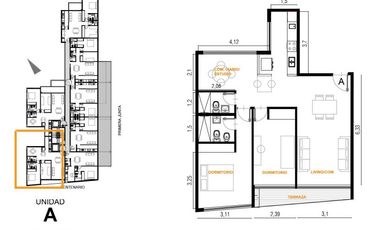Venta Departamento de 2 Ambientes (Pozo)