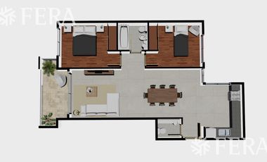 Venta departamento 3 ambientes con cochera en Wilde
