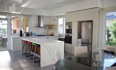 Hermosa casa de 4 ambientes amoblada con acceso propio a la laguna y amenities