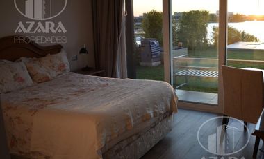 Hermosa casa de 4 ambientes amoblada con acceso propio a la laguna y amenities