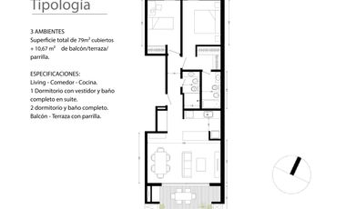 Venta Depto 3 amb c/cochera Pozo. Financia! Oportunidad de Inversión! San Isidro