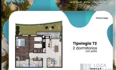 Departamento 2 dormitorios a estrenar con balcon