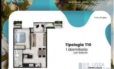 Departamento 2 dormitorios a estrenar con balcon