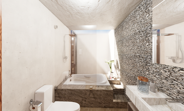 Townhouse en venta con roof garden en zona de Conkal Yucatán.
