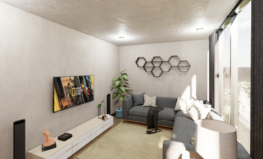Townhouse en venta con roof garden en zona de Conkal Yucatán.