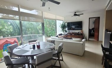 Se vende departamento amueblado en Anthea, Yucatán Country Club.