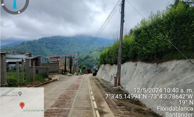 LOTE EN VENTA FLORIDABLANCA GUADALQUIVIR - EXCELENTE VISTA