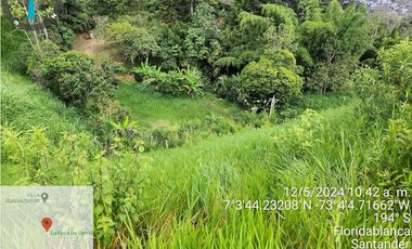 LOTE EN VENTA FLORIDABLANCA GUADALQUIVIR - EXCELENTE VISTA