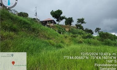 LOTE EN VENTA FLORIDABLANCA GUADALQUIVIR - EXCELENTE VISTA