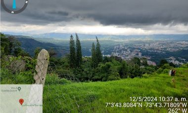 LOTE EN VENTA FLORIDABLANCA GUADALQUIVIR - EXCELENTE VISTA