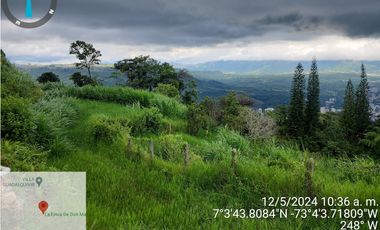 LOTE EN VENTA FLORIDABLANCA GUADALQUIVIR - EXCELENTE VISTA