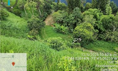 LOTE EN VENTA FLORIDABLANCA GUADALQUIVIR - EXCELENTE VISTA