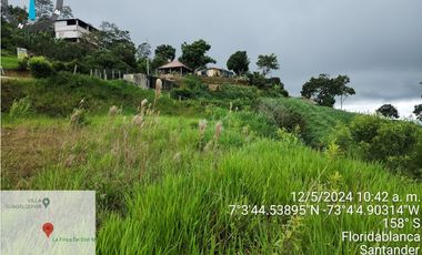 LOTE EN VENTA FLORIDABLANCA GUADALQUIVIR - EXCELENTE VISTA