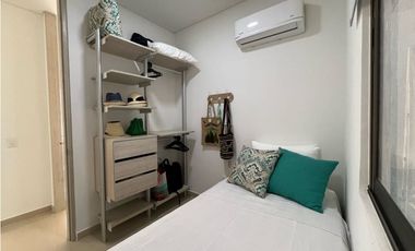 Se arrienda apartamento en Pozos Colorados, Sta Mta