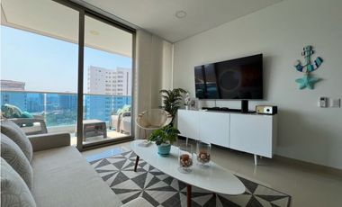 Se arrienda apartamento en Pozos Colorados, Sta Mta