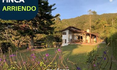 Finca en arriendo- En parcelación vía La Ceja