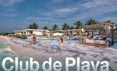 Villa beachfront de 3 recamaras 2 baños con club de Playa