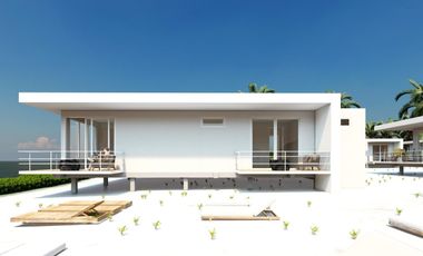 Villa beachfront de 3 recamaras 2 baños con club de Playa