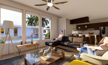 Villa beachfront de 3 recamaras 2 baños con club de Playa