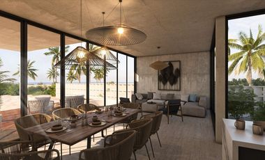 Villas en venta frente al mar, Telchac puerto, Yucatán