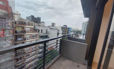 departamento 2 ambientes al frente con balcón